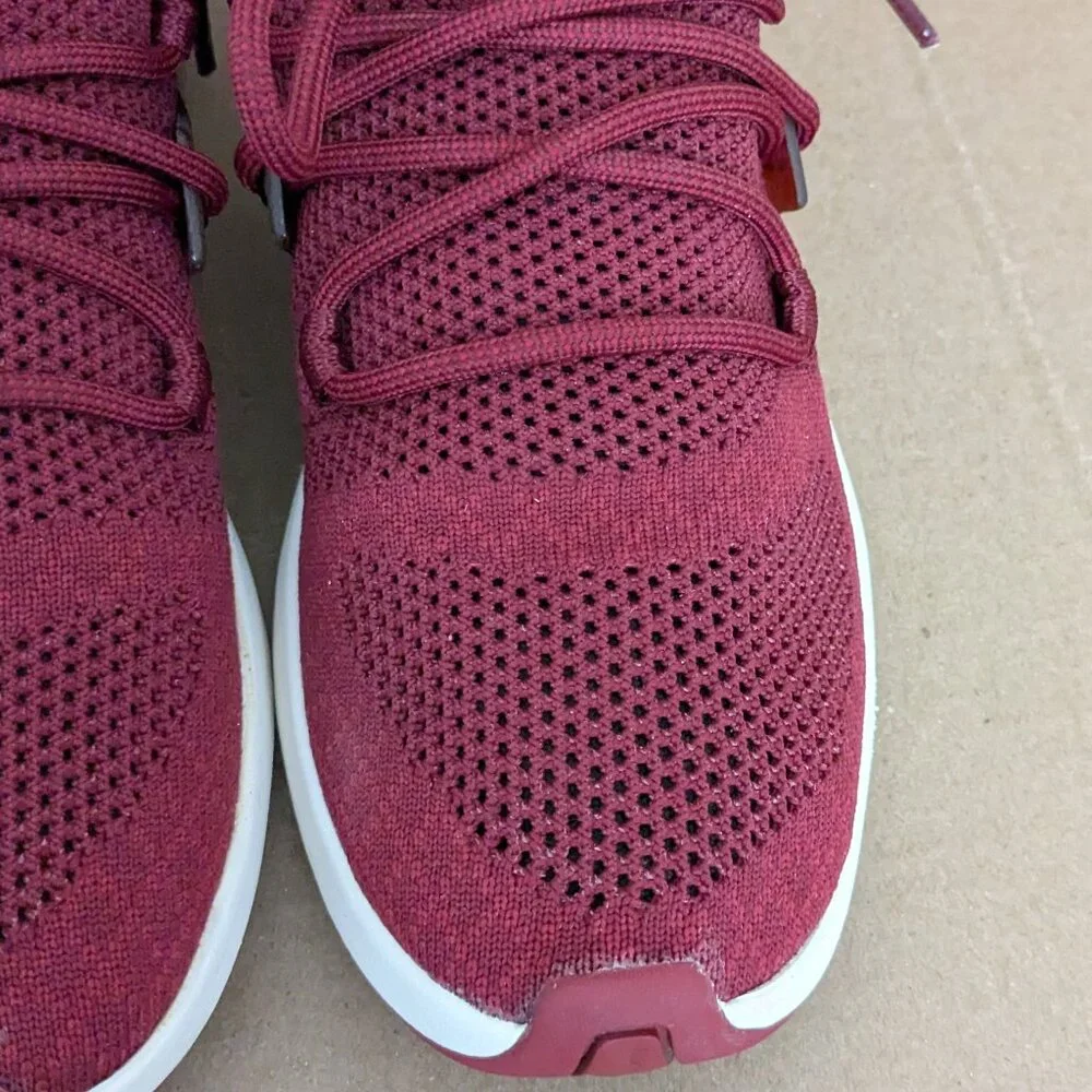 Timberland Sneakers Women's 8 Wine Red Flyroam Go Knit Tennis Shoes